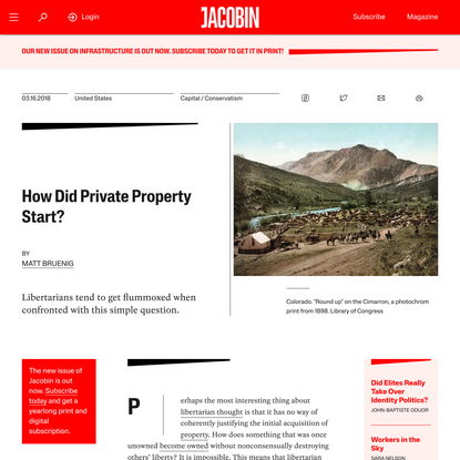 How Did Private Property Start?