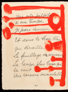 Le Chant des morts; Pierre Reverdy with lithographs by Pablo Picasso, 1948, Paris: Tériade. Museum no. L.4122-1948.