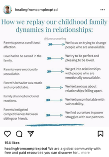How we replay our childhood family dynamics in relationships
