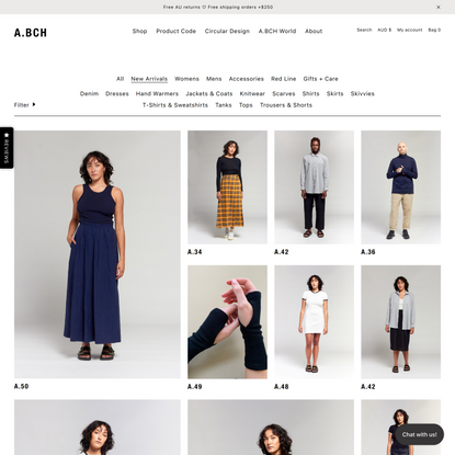 A.BCH | A Circular Fashion Label | New Arrivals
