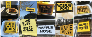 "The local Waffle House" - generated by DALL-E2