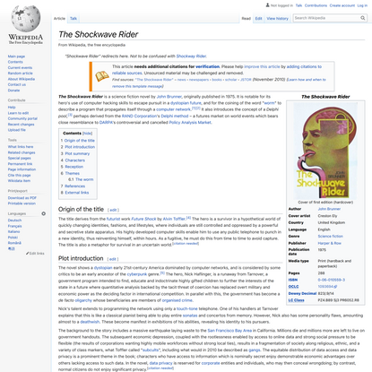 The Shockwave Rider - Wikipedia