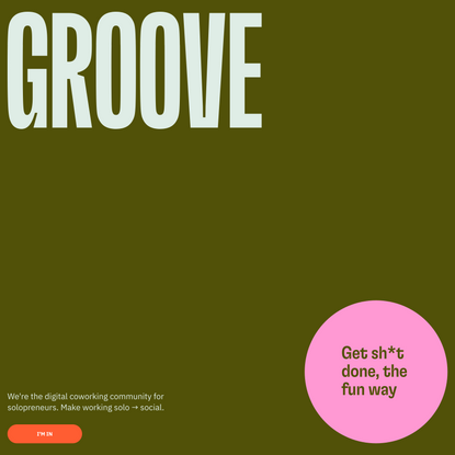 Groove | Digital coworking for solopreneurs