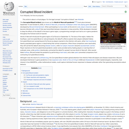 Corrupted Blood incident - Wikipedia