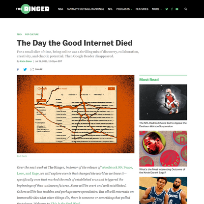The Day the Good Internet Died