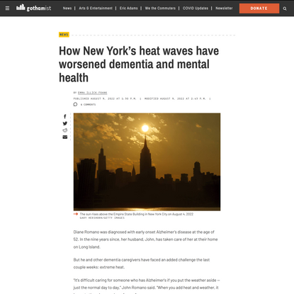How New York’s heat waves have worsened dementia and mental health