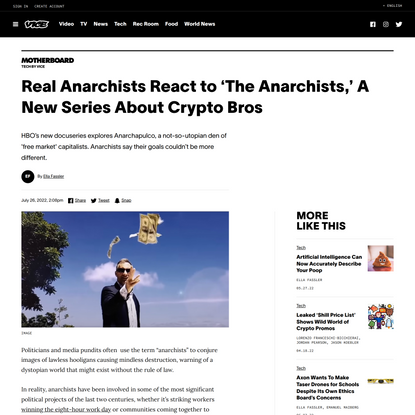 Real Anarchists React to ‘The Anarchists,’ A New Series About Crypto Bros