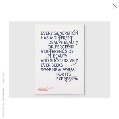 Degree Show Campaigns → A Practice for Everyday Life