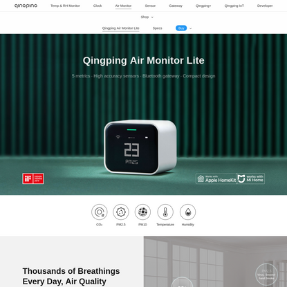Qingping Air Monitor Lite