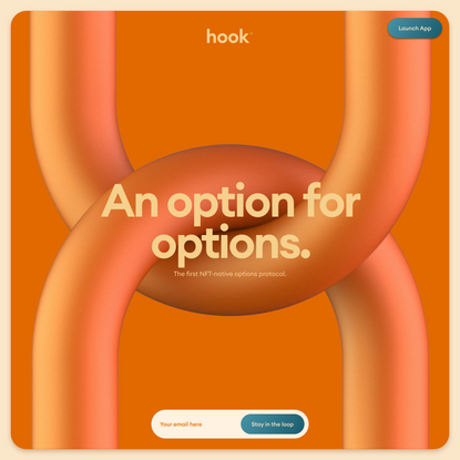 Hook™ – An option for options.