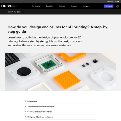 How do you design enclosures for 3D printing? A step-by-step guide | Hubs