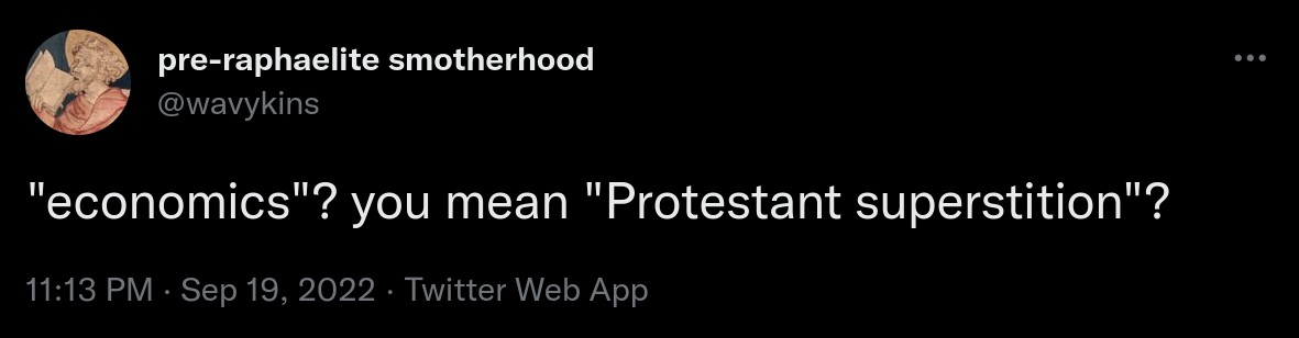 Protestant superstition