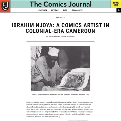 Ibrahim Njoya: A Comics Artist in Colonial-Era Cameroon - The Comics Journal