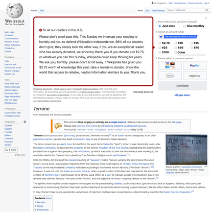 Terrone - Wikipedia