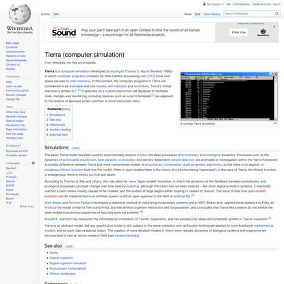 Tierra (computer simulation) - Wikipedia