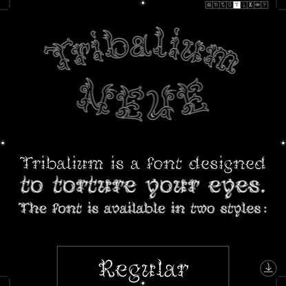 fonderie.download — Tribalium