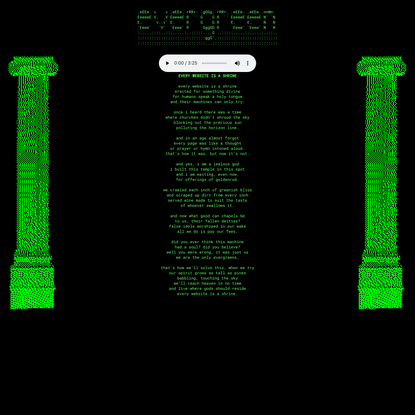 manifesto - evergreen