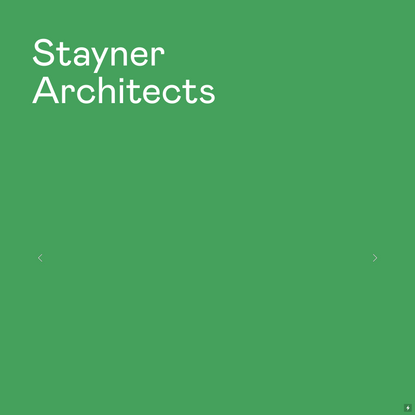 Homepage — staynerarchitects