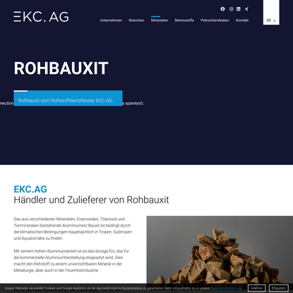 Bauxit (roh) | EKC.AG
