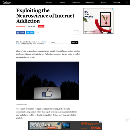Exploiting the Neuroscience of Internet Addiction