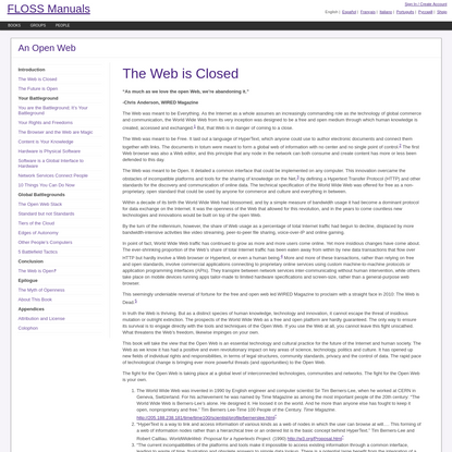 /chapter: The-Web-Is-Closed / An Open Web
