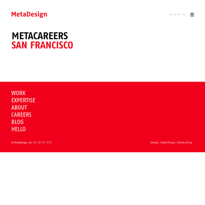 Careers Page - MetaDesign - EN